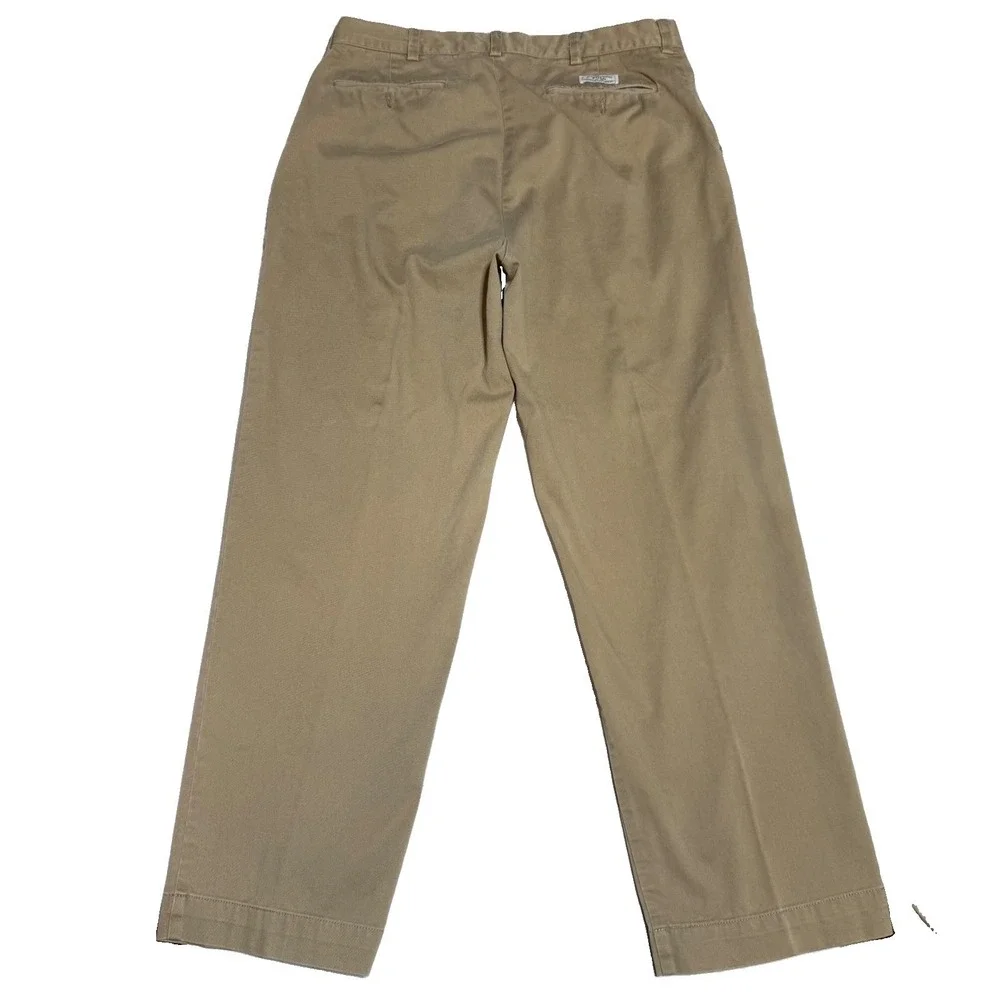 Vintage Polo Ralph Lauren Classic Chino Pants Mens 34x30 Tan Khaki Straight Leg